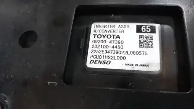 Peça sobressalente para automóvel em segunda mão inversor por toyota corolla (e21) hybrid active referências oem iam g92a047220 g920047390 g920047390