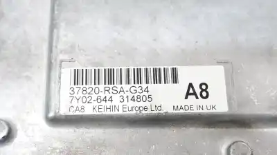 Автозапчасти б/у блок управления двигателем за honda civic viii hatchback (fn, fk) 1.8 (fn1, fk2) ссылки oem iam 37820rsag34 37820rsag34 37820rsag34