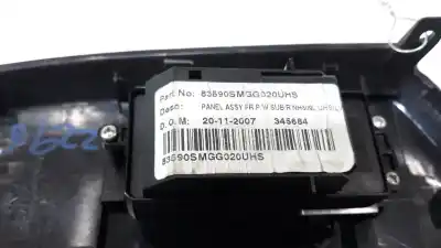 Автозапчастина б/у передній правий віконний вимикач для honda civic viii hatchback (fn, fk) 1.8 (fn1, fk2) посилання на oem iam 35760smge02 83590smgg02 83590smgg02