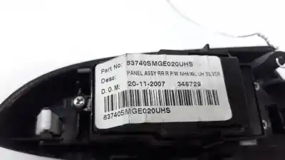 Автозапчастина б/у управління склами задніх правіх для honda civic viii hatchback (fn, fk) 1.8 (fn1, fk2) посилання на oem iam 35770smge02 83740smge02 83740smge02