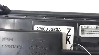 Peça sobressalente para automóvel em segunda mão comando de sofagem (chauffage / ar condicionado) por nissan leaf 2 zero edition referências oem iam 275005se0b 275005se0a 275005se0a