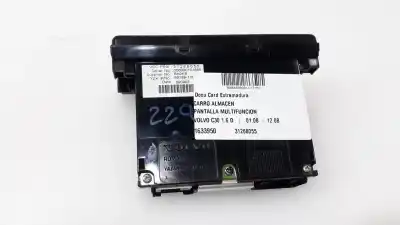 Second-hand car spare part multifunction display for volvo c30 1.6 d oem iam references 31268055  31268055