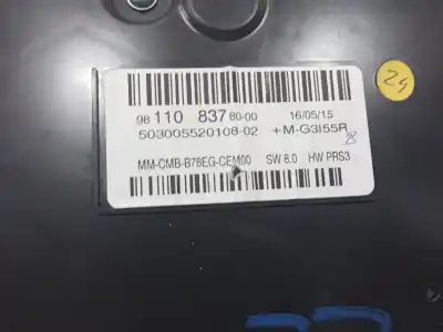 Peça sobressalente para automóvel em segunda mão quadrante por citroen c4 picasso feel referências oem iam 9811083780  9811083780