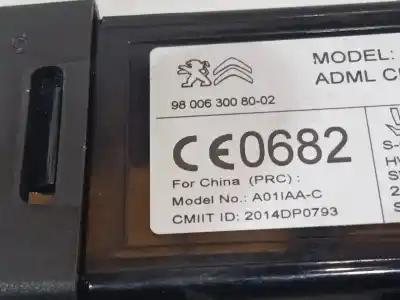 Second-hand car spare part ignition switch for citroen c4 picasso feel oem iam references 9800630080 9800630080 9800630080