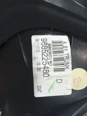 Second-hand car spare part interior rear right light for citroen c3 sx oem iam references 9685225480  9685225480