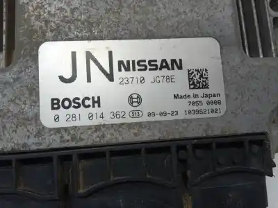 Second-hand car spare part ecu engine control for nissan x-trail (t31) le oem iam references 23710jg78e 0281014362 23710jg78e
