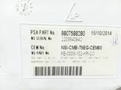 Second-hand car spare part dashboard for peugeot 308 sw ii (lc_, lj_, lr_, lx_, l4_) 1.6 hdi / bluehdi 115 (lcbhxm, lcbhxt) oem iam references 9807588280  9807588280