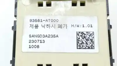 Second-hand car spare part rear right power window switch for kia niro 1.6gdi hybrid-141 oem iam references 93581at000  93581at000