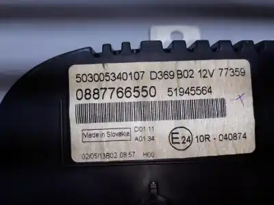 Peça sobressalente para automóvel em segunda mão quadrante por fiat panda (319) lounge referências oem iam 51988479 51945564 51945564