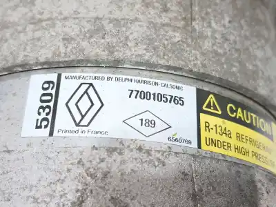 Автозапчастина б/у компресор кондиционера для renault scenic rx4 (ja0) 1.9 dci salomon посилання на oem iam 7700105765  7700105765