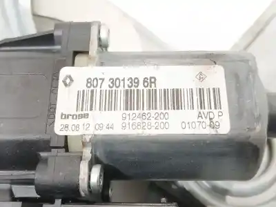 Second-hand car spare part passenger side right window regulator for renault megane iii fastback (bz0/1_, b3_) 1.2 tce (bz2b, bz11) oem iam references 807200001r  807200001r