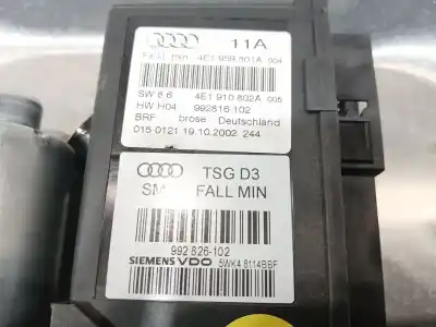 Автозапчастина б/у регулятор вікна передній лівий для audi a8 d3 (4e2, 4e8) 3.7 quattro посилання на oem iam 4e0837461b  4e0837849