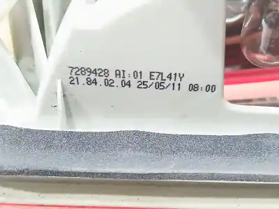 Second-hand car spare part interior rear right light for bmw 3 (e90) 318 d oem iam references 63217289428  63217289428