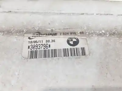 Peça sobressalente para automóvel em segunda mão intercooler por bmw 1 (e87) 118 d referências oem iam 17517524916  17517524916