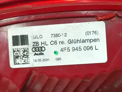 Автозапчасти б/у правый задний фонарь за audi a6 c6 (4f2) 2.4 ссылки oem iam 4f5945096l  4f5945096l