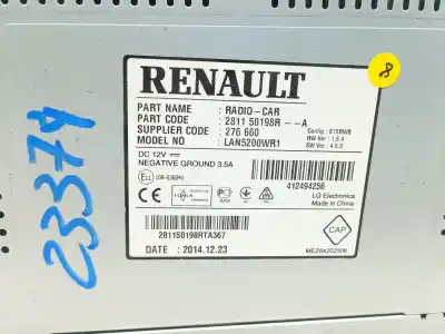 Автозапчастина б/у багатофункційний дисплей для renault captur i (j5_, h5_) 0.9 tce 90 посилання на oem iam 281150198r  281150198r