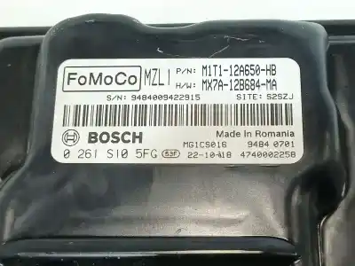 Автозапчасти б/у блок управления двигателем за ford puma (j2k, cf7) 1.0 ecoboost ссылки oem iam m1t112a650hb  m1t112a650hb