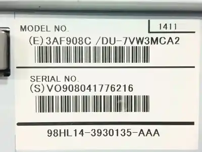 Second-hand car spare part multifunction display for volvo v40 fastback (525) d3 oem iam references 31382906  31382906