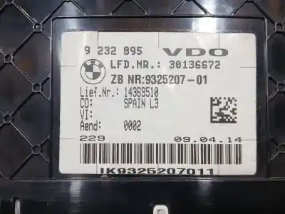 Автозапчастина б/у панель інструментів для bmw 3 (f30, f80) 318 d посилання на oem iam 62105a03a09  