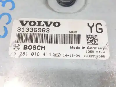 Second-hand car spare part ecu engine control for volvo v40 fastback (525) d3 oem iam references 31336983  0281018414