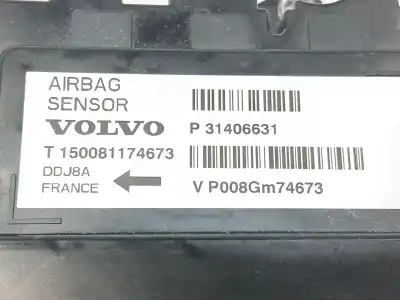 Peça sobressalente para automóvel em segunda mão centralina de airbag por volvo v40 fastback (525) d3 referências oem iam 31406631  31406631