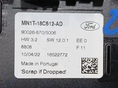 Автозапчасти б/у климат-контроль за ford puma (j2k, cf7) 1.0 ecoboost ссылки oem iam 2638321  mn1t18c612ad