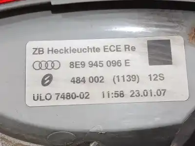Автозапчастина б/у правий ліхтар для audi a4 b7 avant (8ed) 2.0 tdi 16v посилання на oem iam 8e9945096e  8e9945096e