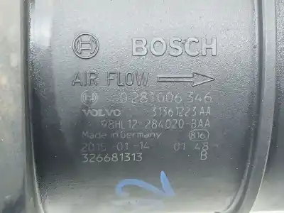 Second-hand car spare part flowmeter for volvo v40 fastback (525) d3 oem iam references 31361223  31361223