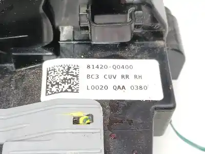 Автозапчастина б/у замок заднього правого дверя для hyundai bayon (bc3) 1.2 mpi посилання на oem iam 81420q0400  81420q0400