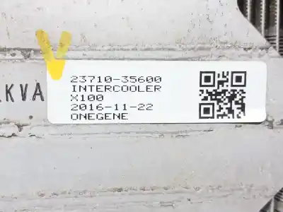 Автозапчастина б/у інтеркулер для ssangyong tivoli 1.6 xdi 160 посилання на oem iam 2371035600  2371035600