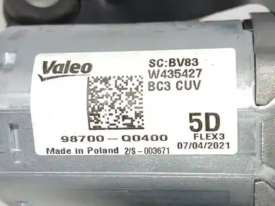 Gebrauchtes Autoersatzteil hinterer wischermotor zum hyundai bayon (bc3) 1.2 mpi oem-iam-referenzen 98700q0400  98700q0400 Gebrauchtes Autoersatzteil hinterer wischermotor zum hyundai bayon (bc3) 1.2 mpi oem-iam-referenzen 98700q0400  98700q0400