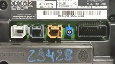 Автозапчастина б/у багатофункційний дисплей для renault captur i (j5_, h5_) 1.5 dci 90 посилання на oem iam 259156379r  259156379r