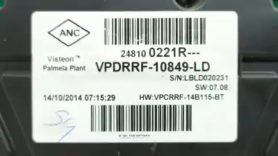 Автозапчасти б/у приборная доска за renault captur i (j5_, h5_) 1.5 dci 90 ссылки oem iam 248109523r  248100221r