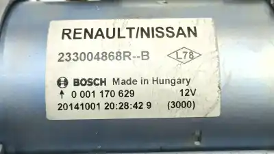 Автозапчастина б/у двигун запускається для renault captur i (j5_, h5_) 1.5 dci 90 посилання на oem iam 233004868r  233004868r