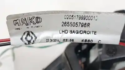 Автозапчасти б/у внутренний правый задний фонарь за renault clio iv (bh_) 1.5 dci 75 ссылки oem iam 265505796r  265505796r