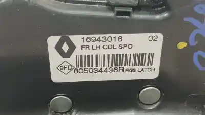 Second-hand car spare part left front door lock for renault megane iv fastback (b9a/m/n_) 1.2 tce 100 (b9ms) oem iam references 805034436r  805034436r
