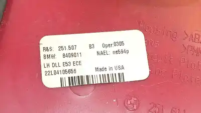 Second-hand car spare part interior left tailgate light for bmw x5 (e53) 3.0d oem iam references 63218409011  63218409011