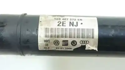 Автозапчастина б/у передня права трансмісія для skoda superb ii (3t4) 2.0 tdi посилання на oem iam 1k0407272en  1k0407272en