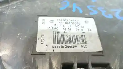 Pezzo di ricambio per auto di seconda mano faro anteriore destro per volkswagen passat b5.5 variant (3b6) 1.9 tdi riferimenti oem iam 3b0941016an  3b0941016an