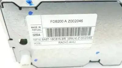 Second-hand car spare part audio system / radio cd for ford fiesta vi (cb1, ccn) 1.4 tdci oem iam references 1846847  8a6t18c815br