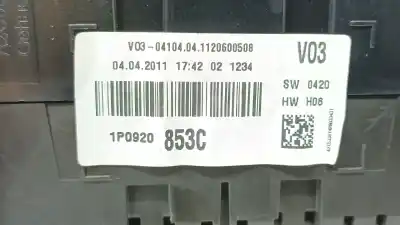 Peça sobressalente para automóvel em segunda mão quadrante por seat leon (1p1) 1.6 tdi referências oem iam 1p0920853c  1p0920853c