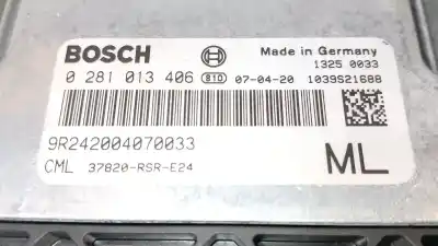İkinci el araba yedek parçası ecu motor kontrol cihazi için honda civic viii hatchback (fn, fk) 2.2 ctdi (fk3) oem iam referansları 37820rsre24  37820rsre24