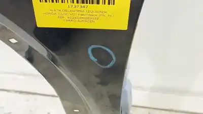 Автозапчасти б/у левое переднее крыло за honda civic viii hatchback (fn, fk) 2.2 ctdi (fk3) ссылки oem iam 60260smge00zz  60260smge00zz