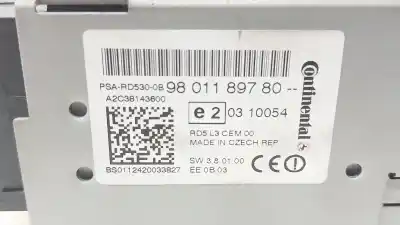 Автозапчасти б/у аудиосистема / радио cd за citroen c4 ii (nc_) 1.6 vti 120 ссылки oem iam 1613842580  9801189780