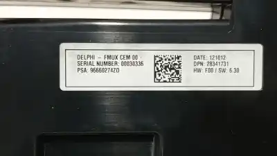 Автозапчасти б/у многофункциональное управление за citroen c4 ii (nc_) 1.6 vti 120 ссылки oem iam 6155hl  96660274zd