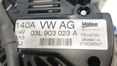 Автозапчастина б/у генератор для audi a3 (8p1) 2.0 tdi 16v посилання на oem iam 03l903023a tg14c031 03l903023a
