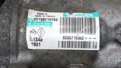 Автозапчастина б/у компресор кондиционера для renault kangoo express (fc0/1_) 1.5 dci (fc1g) посилання на oem iam 8200716562 sd6v12 8200716562