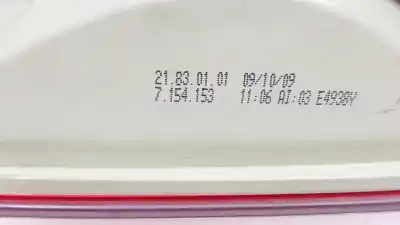 Second-hand car spare part left tailgate light for bmw 3 (e90) 320 d oem iam references 63217154153  7154153