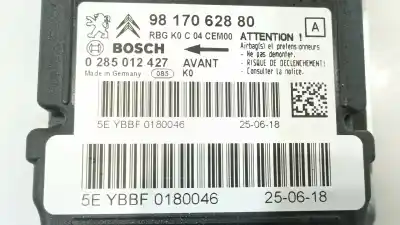Second-hand car spare part airbag control unit for citroen jumpy furgón (v_) 2.0 bluehdi 120 oem iam references 9817062880  9817062880