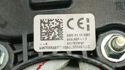 Автозапчастина б/у комплект подушки безпеки для renault clio iv (bh_) 0.9 tce 90 посилання на oem iam 986706588r  986706588r